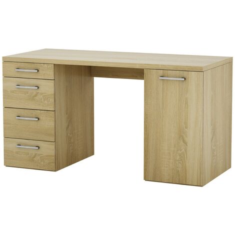 1PZ SCRIVANIA LINEA 'VOLOS' cm. 60 x 139 x h.74 - bianca