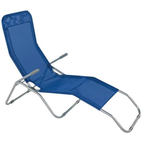 1PZ SDRAIO RECLINABILE LIPARI cm. 57x139x95 h col. Assortiti