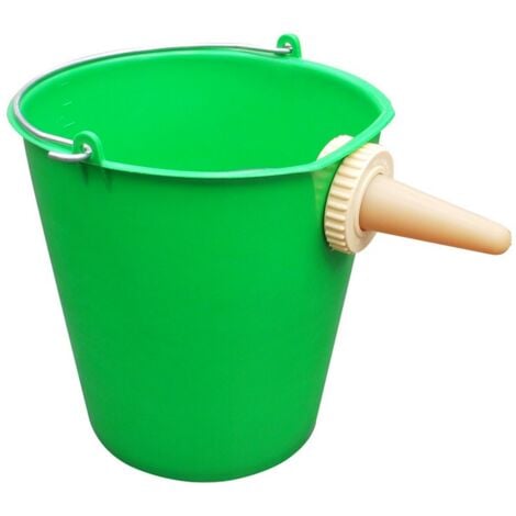 1PZ SECCHIO POPPATOIO PER VITELLI  lt. 12