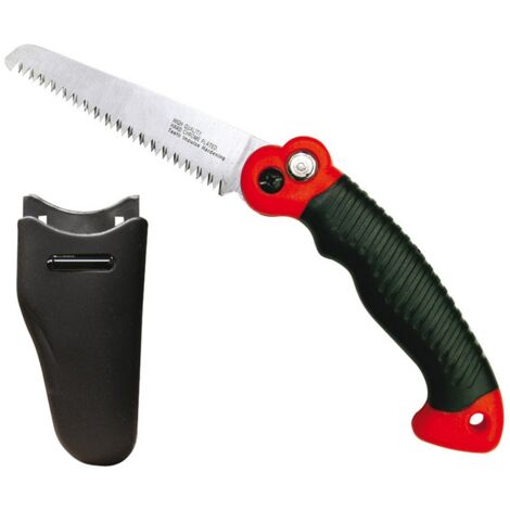 1PZ SEGACCIO PIEGHEVOLE CON PULSANTE E FODERO con lama mm. 120