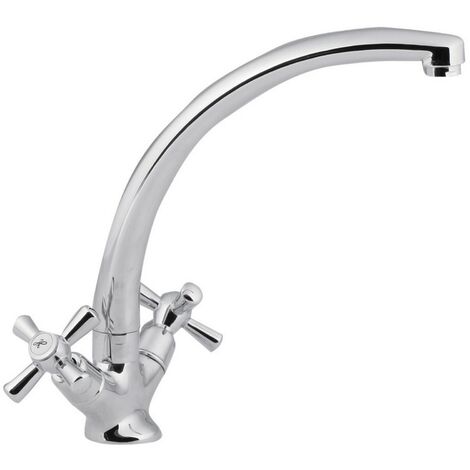 1PZ SERIE SOFIA MONOFORO X LAVELLO A CROCE CROMO 25412C