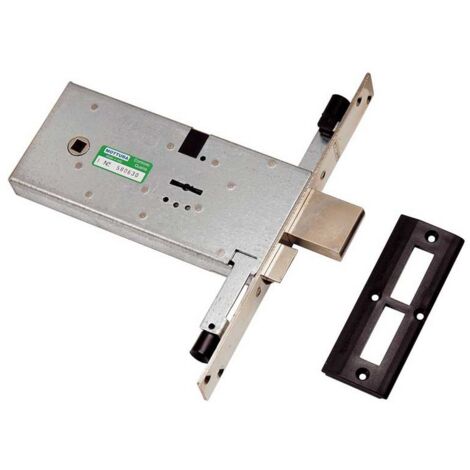 1PZ SERRATURA ALLUMINIO INFILARE D/M 4M+S TRIP. ART. 41.823 CH2 M1 E.70 - F.21