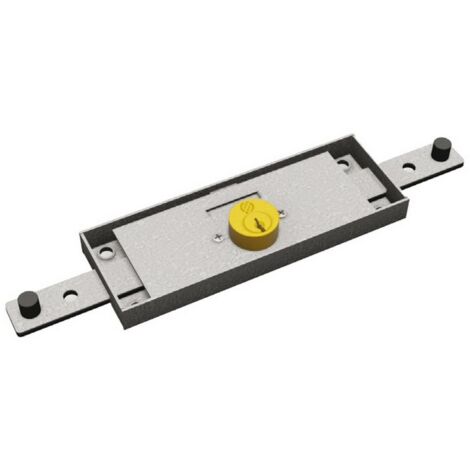 1PZ SERRATURA CENTRALE PER SERRANDA CON CILINDRO TONDO 2 MANDATE 2 CHIAVI Art.