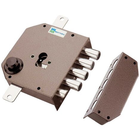 1PZ SERRATURA DA APPLICARE TRIPLICE PER CILINDRO EUROP Dx   E 63 - mm 132 x  146 codice 3014540