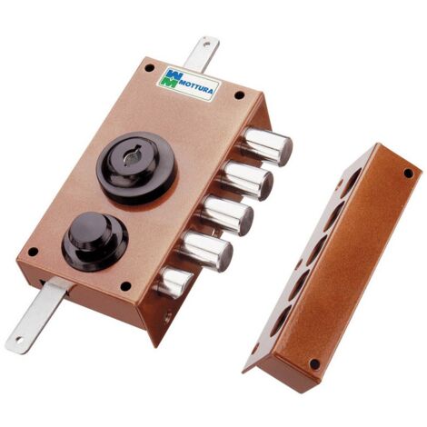 1PZ SERRATURA LEGNO APPLICARE CIL/POMPA +S TRIP. ART. 30.436 E.42 DX