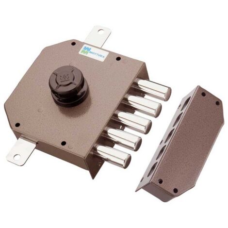1PZ SERRATURA LEGNO APPLICARE CIL/POMPA TRIP. ART. 30.621 E.63 DX