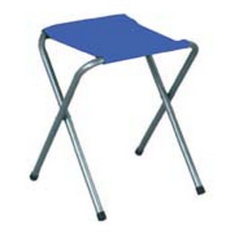 1PZ SGABELLO ACCIAIO SENZA SCHIENALE PIEGHEVOLE - cm.32x32x41h.