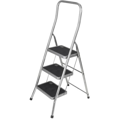 1PZ SGABELLO ALLUMINIO  FACAL SUPER EFFE MOD. SF 3 GRADINI