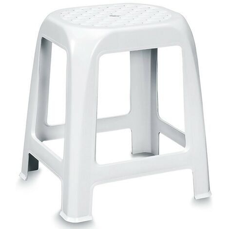 1PZ SGABELLO DA BAGNO 'ELFO' bianco