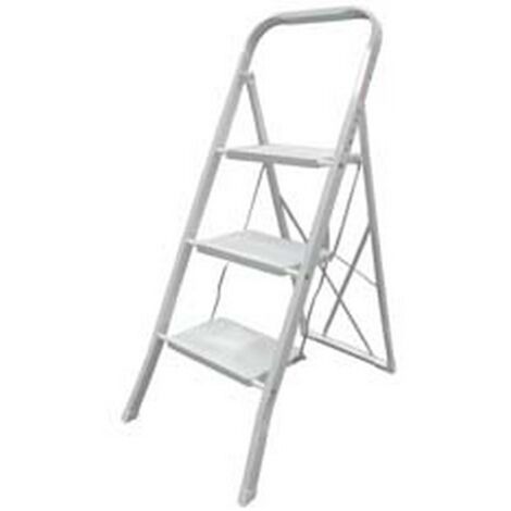 1PZ SGABELLO IN ACCIAIO - 2 gradini cm.45x3x90h.