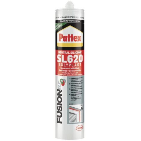 1PZ SIGILLANTE NEUTRO SERRAMENTI EDILIZIA PATTEX FUSION SL620 ml 300 Avorio Ral