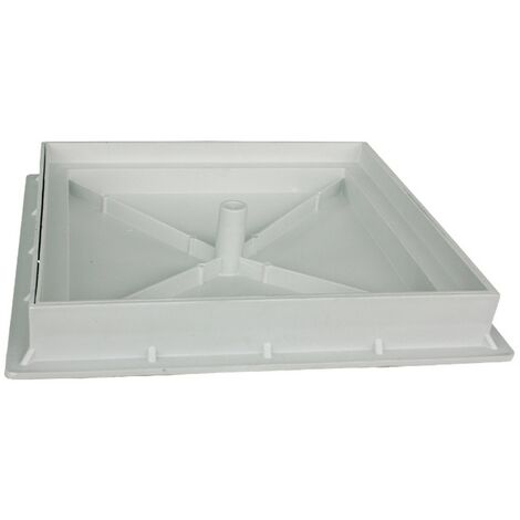 1PZ SIGILLO PORTAPAVIMENTO IN PLASTICA cm 30 x 30