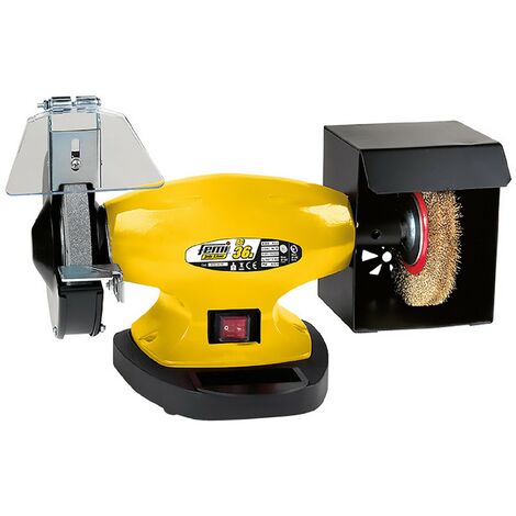 1PZ SMERIGLIATRICE DA BANCO ''BG36N'' 450 W - mola con spazzola ø150 mm.