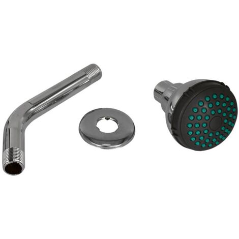 1PZ SOFFIONE PER DOCCIA LINEA 'DARK GREY' ABS cromato