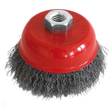 1PZ SPAZZOLA A TAZZA attacco M14 Ï mm. 100