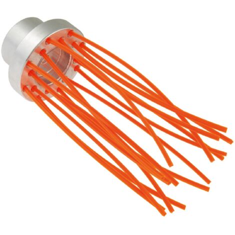 1PZ SPAZZOLA MULTIFILO SUPPORTO ALLUMINIO 'BRUSH' 16 fili - Ã˜ 80 mm