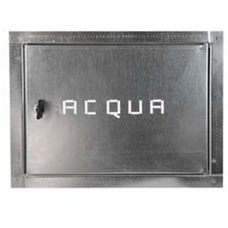 1PZ SPORTELLO CONTATORE ACQUA IN ACCIAIO ZINCATO - cm.39x29h.