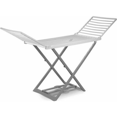 1PZ STENDIBIANCHERIA CAVALLETTO ALICANTE bianco/grigio cm194x58x108 stenditura