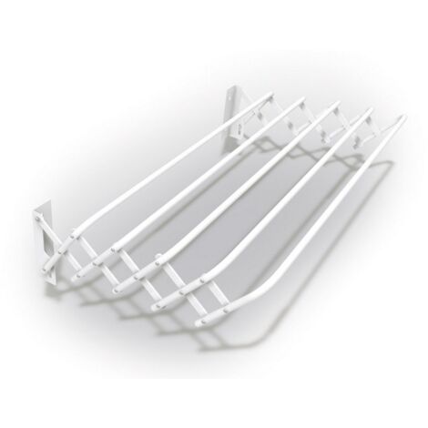 1PZ STENDIBIANCHERIA DA PARETE  BRIO SUPER 80 cm. 80x43x23 h Stenditura mt. 4