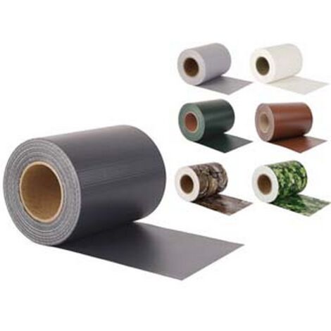 1PZ STRISCIA OMBREGGIANTE PVC - cm.19h. in rotoli da mt.35 -colore grigio chiaro