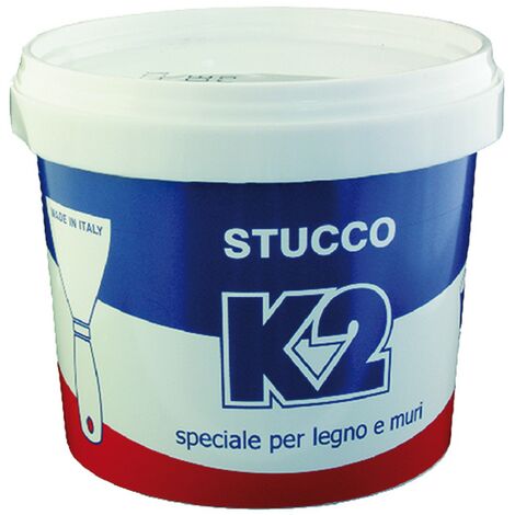 1PZ STUCCO IN PASTA COLORATO 'K2' Kg 0,5 Noce chiaro