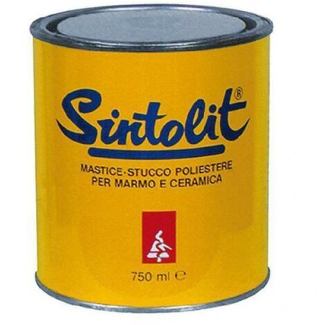 1PZ stucco marmo ceramica barattolo ml750 bianco "tipo liquido"