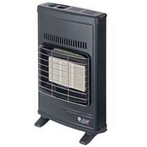 1PZ STUFA INFRAROSSI A GAS GPL 4200W GRIGIA - misure cm.42,5x15x64h. peso kg.6,5 - ECO40GPL