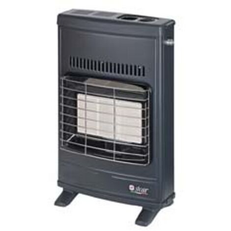 1PZ STUFA INFRAROSSI  A GAS METANO VENTILATA 4200W GRIGIA - misure cm.42,5x15x64h. peso kg.7,6 - ECO42T