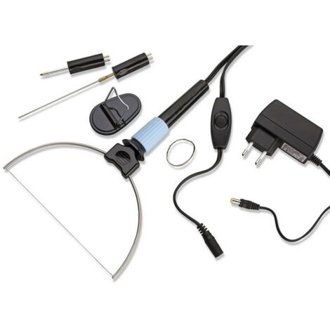 1PZ TAGLIAPOLISTIROLO PROFESSIONALE 7W CON 3 ACCESSORI