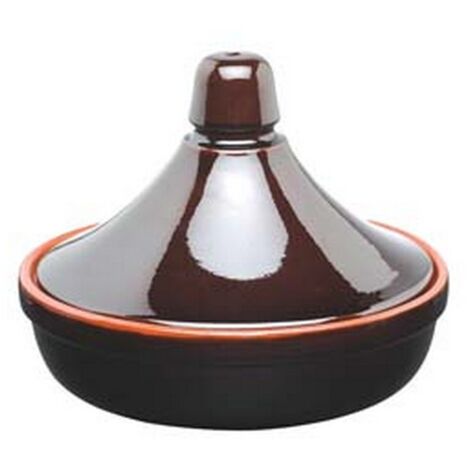 1PZ tajine in terracotta brunella - cm.26