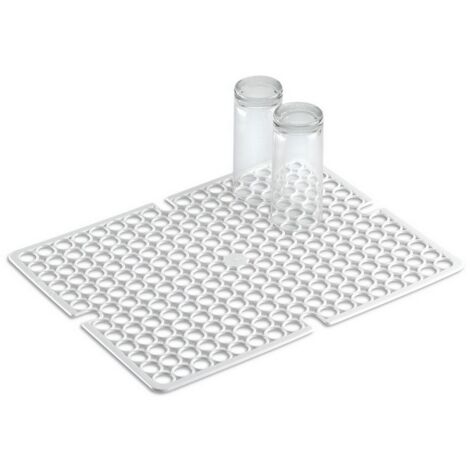 1PZ TAPPETO PER LAVELLO BIANCO cm. 42x32
