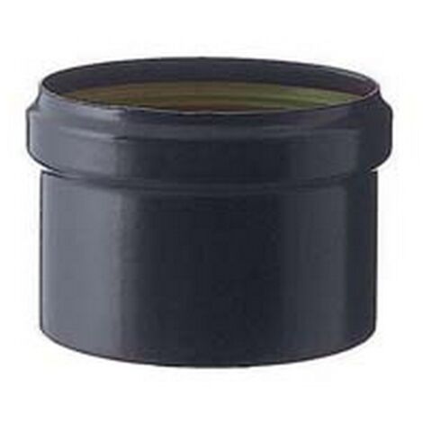 1PZ TAPPO SCARICO CONDENSA CIECO PER STUFE A PELLET  NERO OPACO MM.1,2 -  cm.12