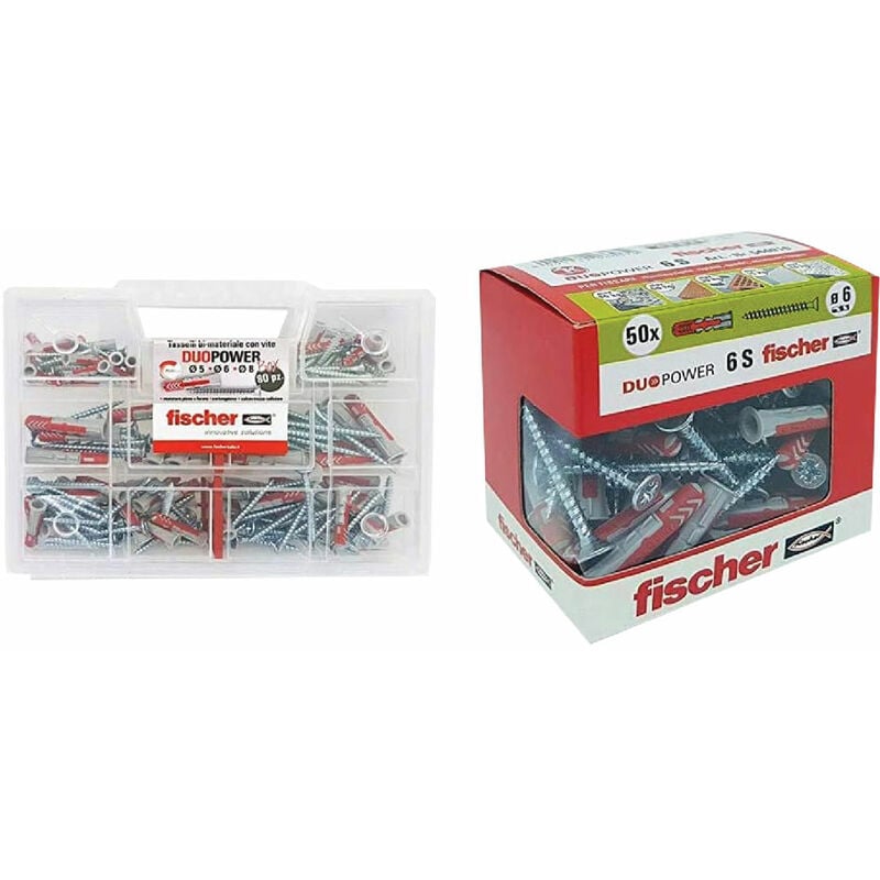 1PZ tassello con vite 'duopower' in set set 80