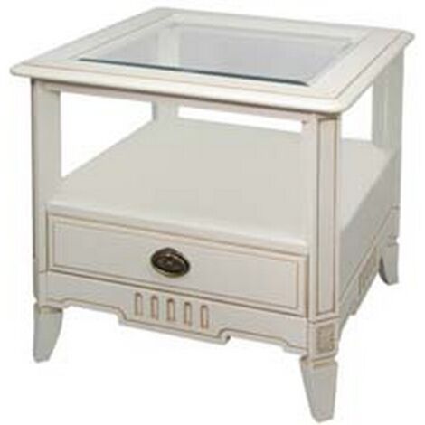 1PZ TAVOLINO BASSO QUADRATO SERIE PROVENZA - cm.60x60x60,5h.