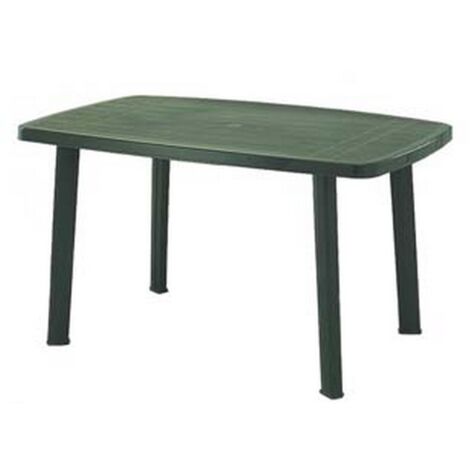 1PZ TAVOLO DA GIARDINO "FARO" VERDE CM.135X82X72H. - cm.137x85x72h. - peso kg.9,5