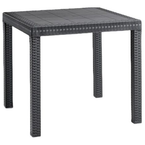 1PZ TAVOLO DALLAS cm. 80x80x74 h col. Antracite