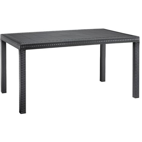 1PZ TAVOLO HOUSTON cm. 150x90x74 h col. Antracite