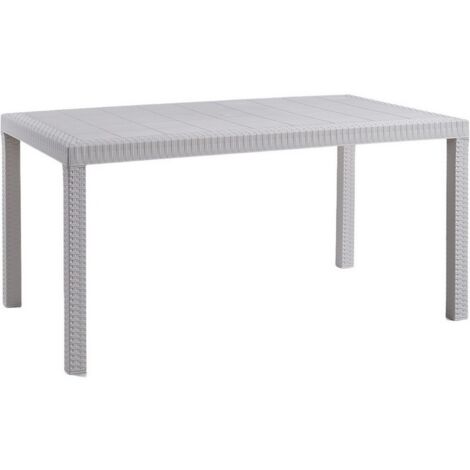 1PZ TAVOLO HOUSTON cm. 150x90x74 h col. Bianco