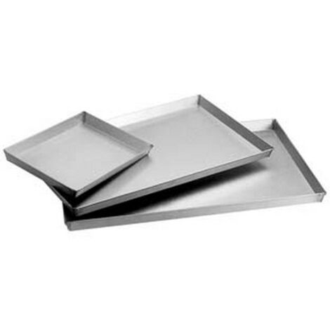 1PZ TEGLIA RETTANGOLARE IN ALLUMINIO - cm.30x23