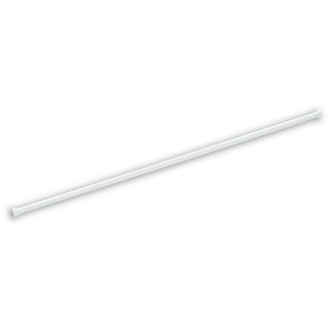 1PZ TELAIO ESTENSIBILE PER TENDE DOCCIA IN BLISTER col. Bianco cm.  60-90