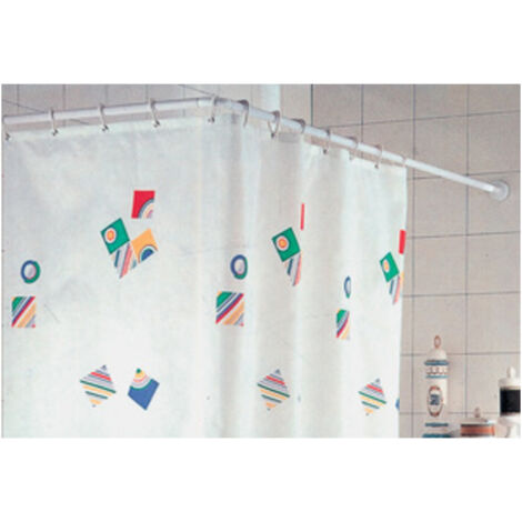 1PZ TELAIO TENDA PER VASCA 80X160X80 BIANCO