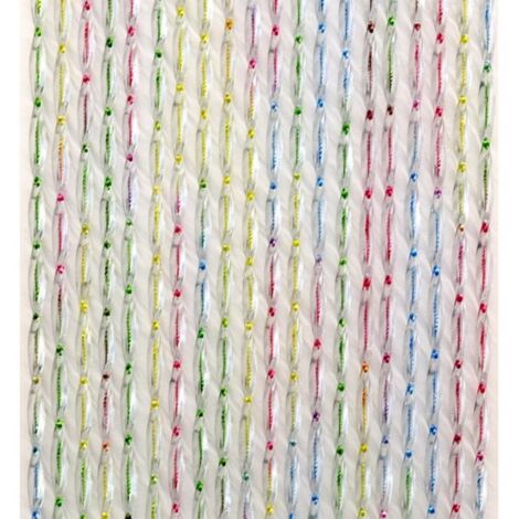 1PZ TENDA IN PVC ELBA TORCIGLIONE cm. 125x230 col. Multicolor