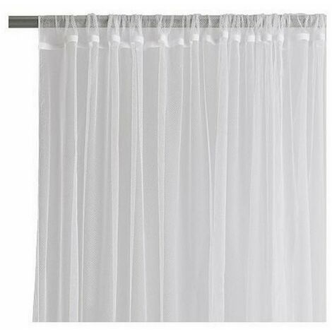 1PZ TENDA ZANZARIERA CON TUNNEL CON PIOMBO cm. 150x250 col. Bianco