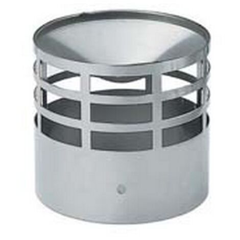 1PZ TERMINALE DI SCARICO IN ACCIAIO INOX PER STUFE A PELLET -  cm.10