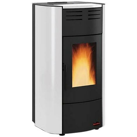 1PZ TERMOSTUFA A PELLET 'RAFFAELLA IDRO H15' Colore grlc (grigio luce)