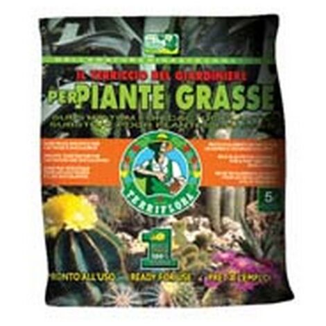 1PZ TERRICCIO DEL GIARDINIERE PER PIANTE GRASSE LT.5