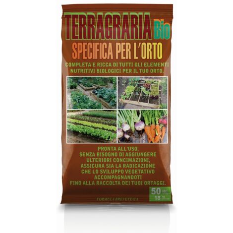 1PZ TERRICCIO PER ORTO TERRAGRARIA BIO lt. 50