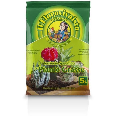 1PZ TERRICCIO PER PIANTE GRASSE lt. 5