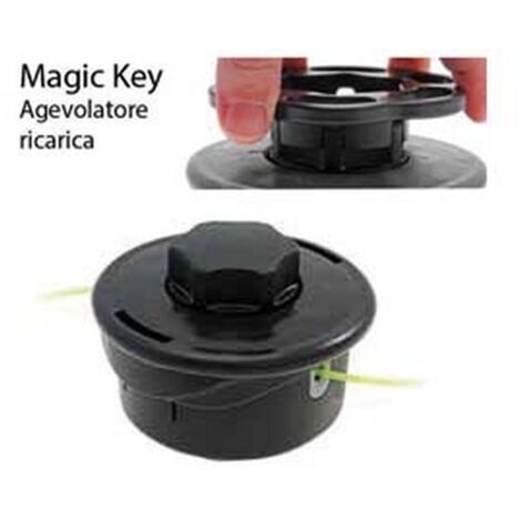 1PZ TESTINA PER DECESPUGLIATORE BATTI E VAI GARDEN DEVIL -  mm.120 attacco F mm.10x1,25 sinistrorso