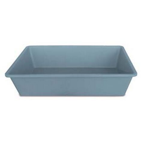 1PZ TOILETTA/LETTIERA IGIENICA APERTA TRAY 2 PER GATTI - cm.50x35x12h.